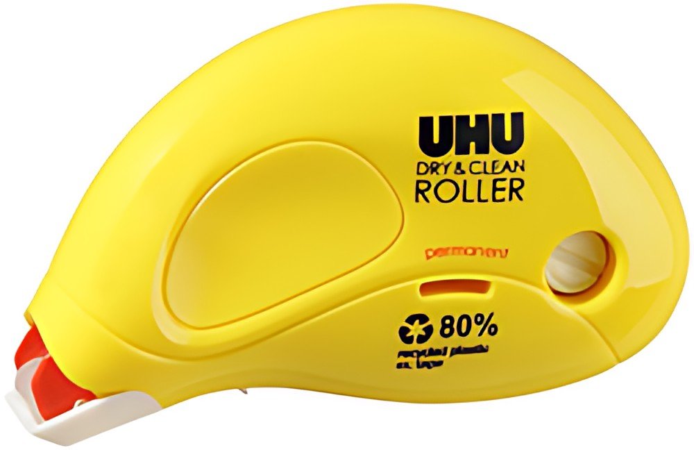 UHU Roller de colle Dry & Clean Roller, permanent