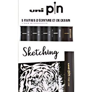 uni-ball Feutre technique PIN "Sketching" PF, set de 5