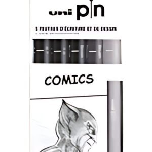 uni-ball Feutre technique PIN "Comics" PF, set de 5