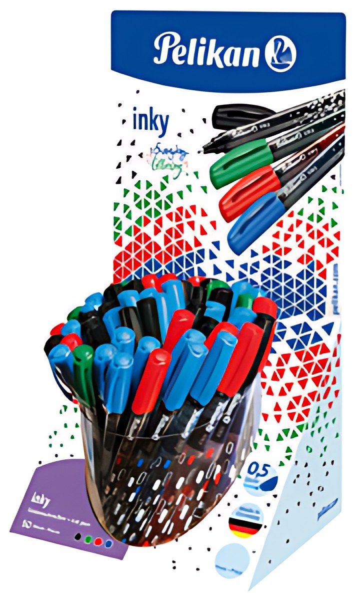 Pelikan Stylo roller Inky 273, dans un présentoir