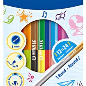 Pelikan Crayons de couleur Bicolor, rond, étui en carton de