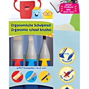 Pelikan Set de pinceaux scolaires griffix, 5 pièces