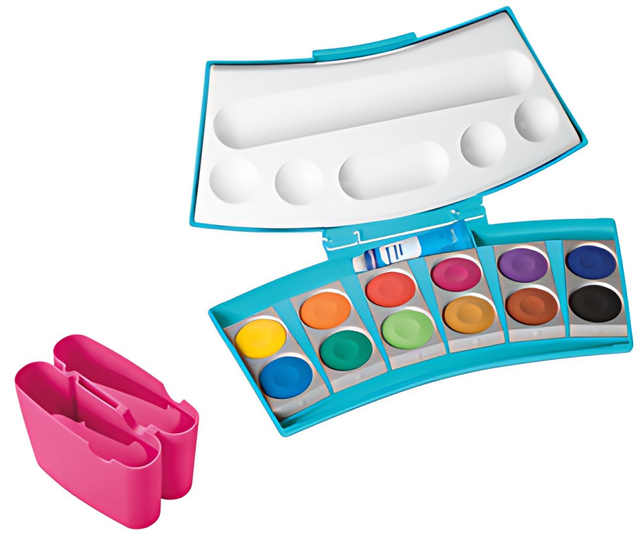 Pelikan Boîte de peinture ProColor 735, 12 couleurs