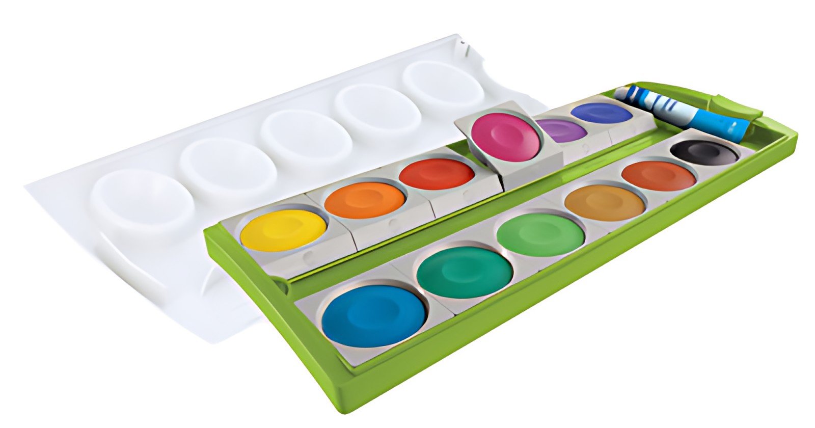Pelikan Boîte de peinture K12, 12 couleurs, vert