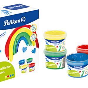 Pelikan Gouache aux doigts Couleurs de base, set de 4