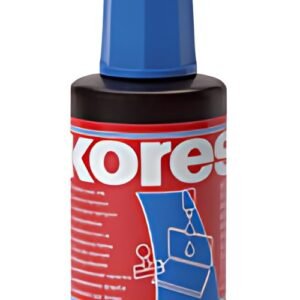 Kores Encre pour tampon encreur, contenu: 27 ml, bleu