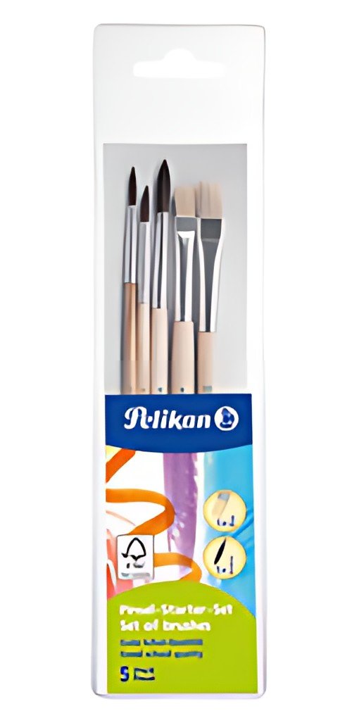 Pelikan Kit de démarrage de pinceaux, 5 pièces