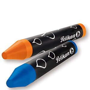 Pelikan Crayons de cire épais 666/8WL, rond, soluble dans l'
