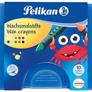 Pelikan crayons de cire 655/10, avec gaine, rond