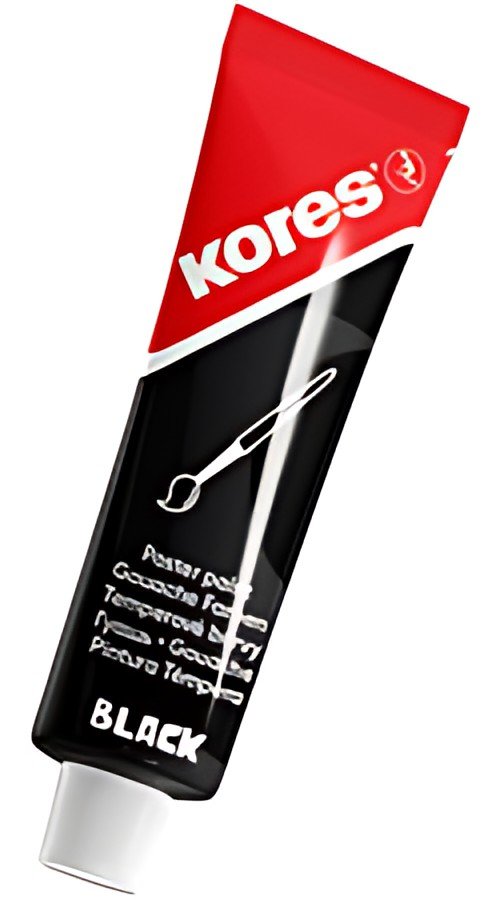 Kores Gouache "Temperas", tube, 12 ml, blanc