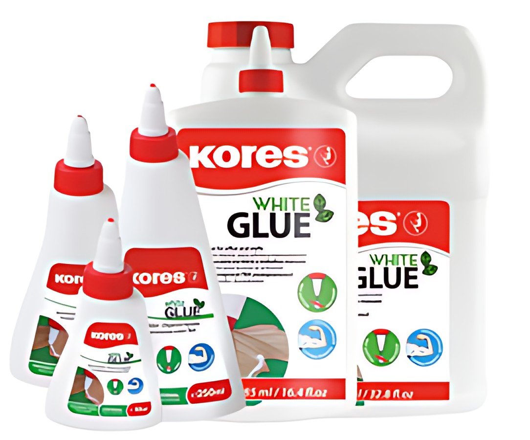 Kores Colle de bricolage "whiteGLUE", sans solvant, 250 g