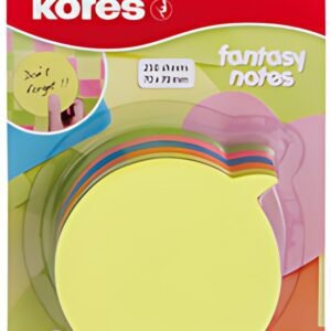 Kores Cubes de notes adhésives "bulles", 70 x 70 mm, uni