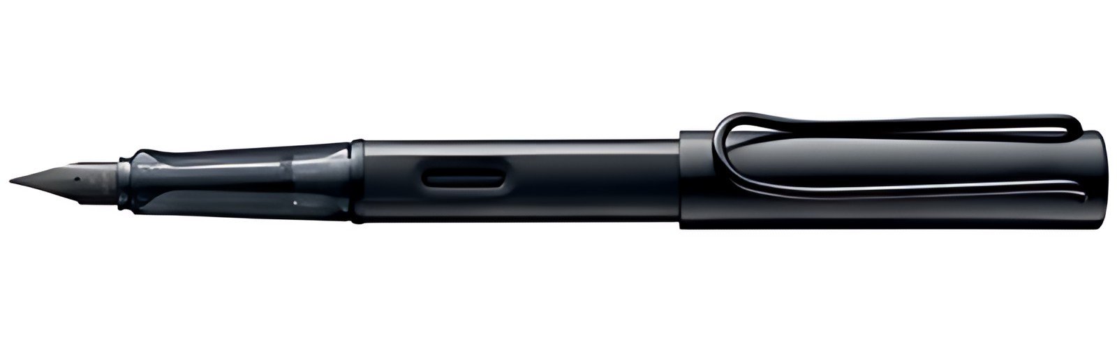 LAMY Stylo à plume AL-star black, taille de plume: M