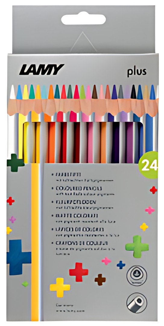 LAMY Crayon de couleur triangulaire plus, étui carton de 24