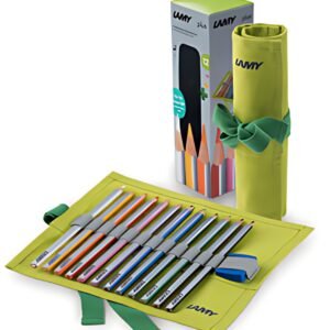 LAMY Crayon de couleur triangulaire plus, rouleau de 12