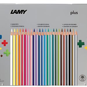 LAMY Crayon de couleur triangulaire plus, étui métal de 24