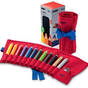 LAMY Crayon de couleur 3-en-1 3plus, rouleau de 12