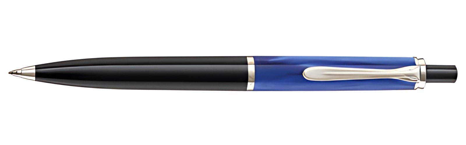 Pelikan Stylo à bille rétractable K 205, bleu marbré