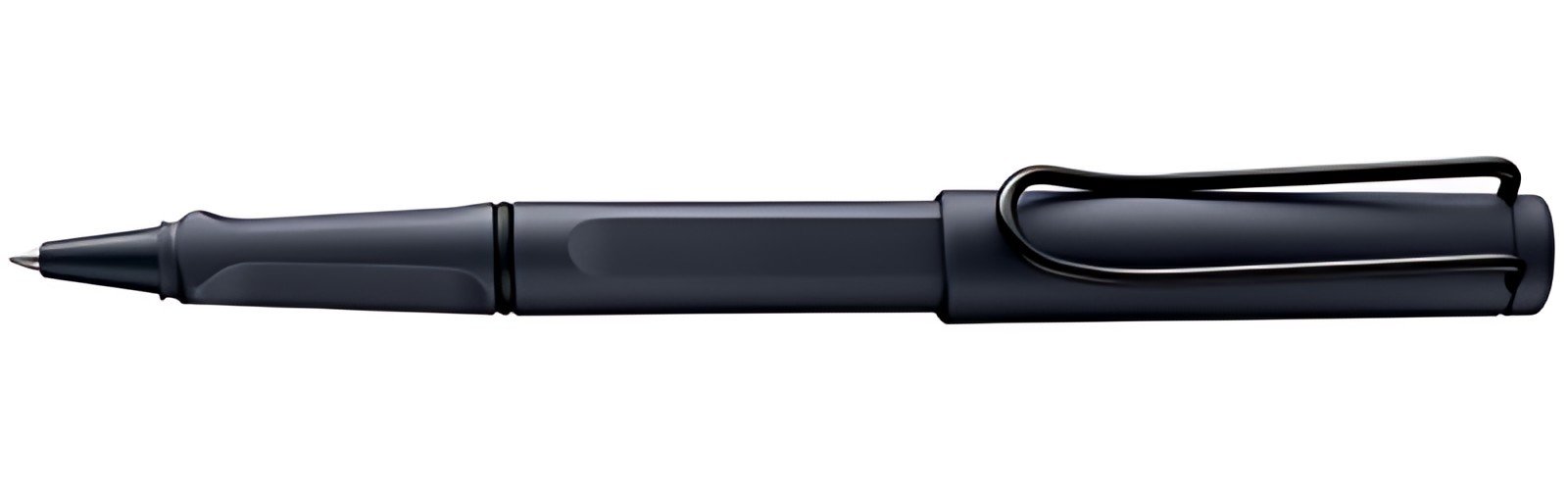 LAMY Stylo roller safari steel black, avec cartouche d'encre