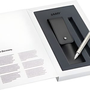 LAMY Set cadeau LAMY swift palladium, avec étui en cuir