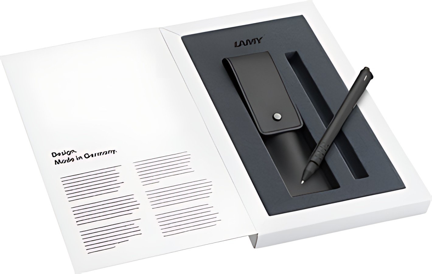LAMY Set cadeau LAMY swift black, avec étui en cuir