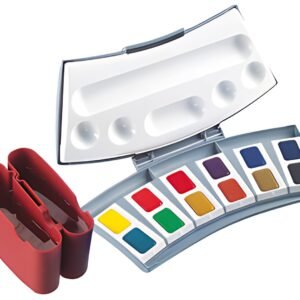 Pelikan Boîte de couleurs aquarelles d'études 725 D/12,