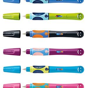 Pelikan Stylo plume griffix Neon Fresh Blue, pour gauchers