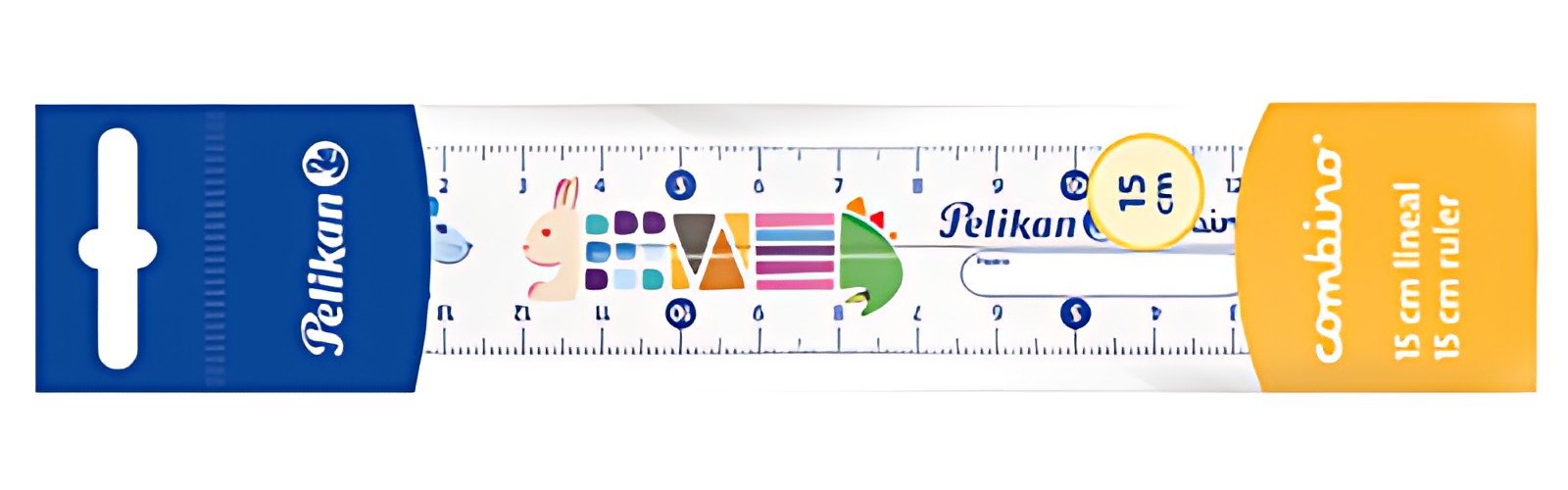 Pelikan Règle combino, 150 mm, transparent