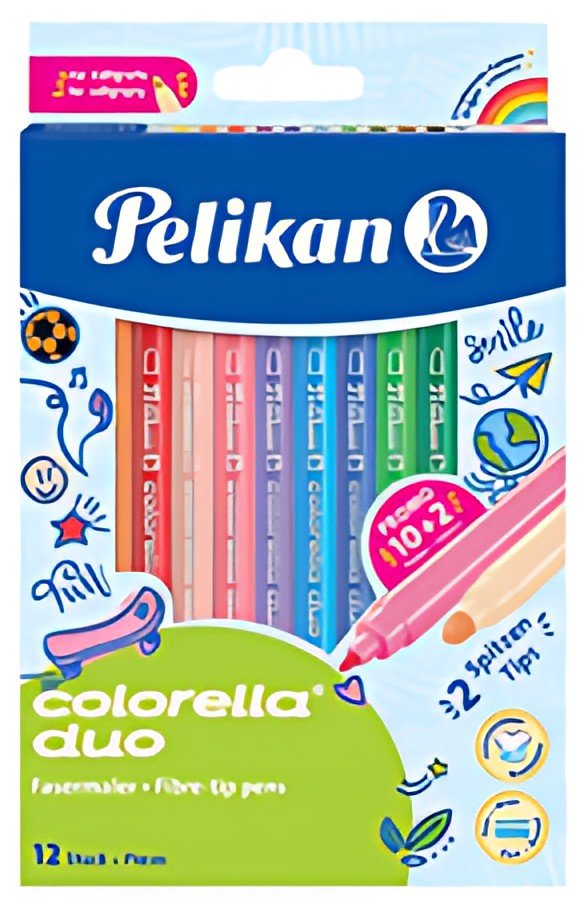 Pelikan Feutre colorella duo, étui en carton de 12