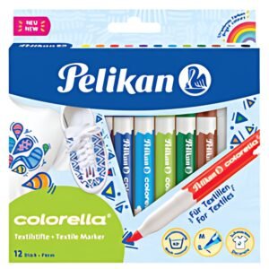 Pelikan Marqueur pour textile colorella, étui carton de 12