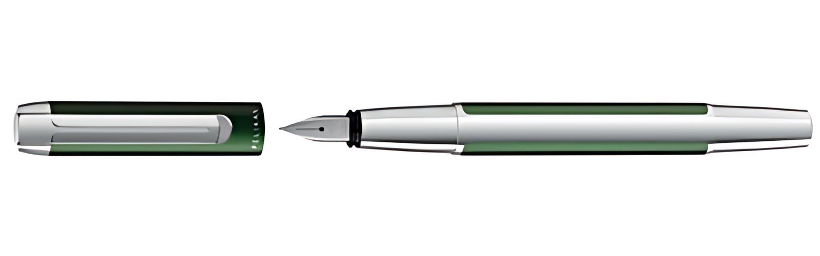Pelikan Stylo plume "PURA", taille de plume : M, vert forêt
