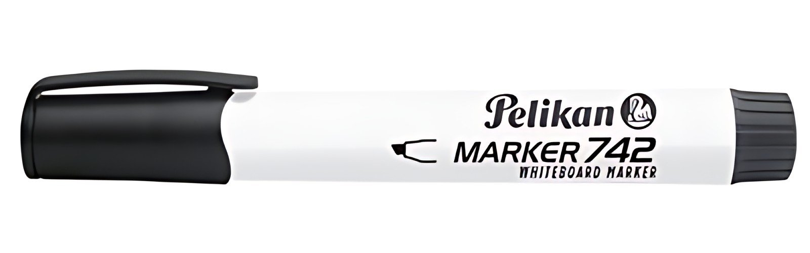 Pelikan Marqueur à tableau blanc 742, pointe biseautée, noir