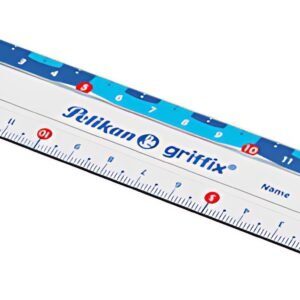 Pelikan Règle griffix, 150 mm, transparent / bleu