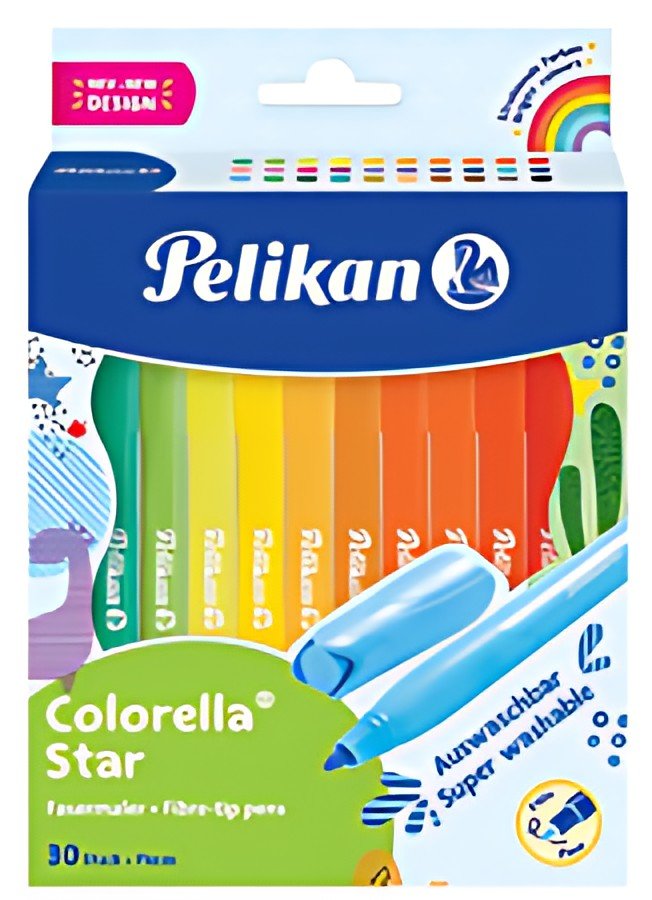 Pelikan Feutre colorella star, étui carton de 30