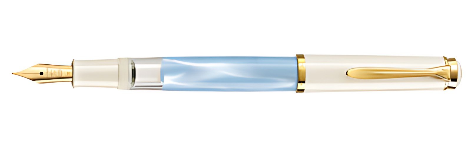 Pelikan Stylo plume M 200 bleu pastel, taille de plume: M