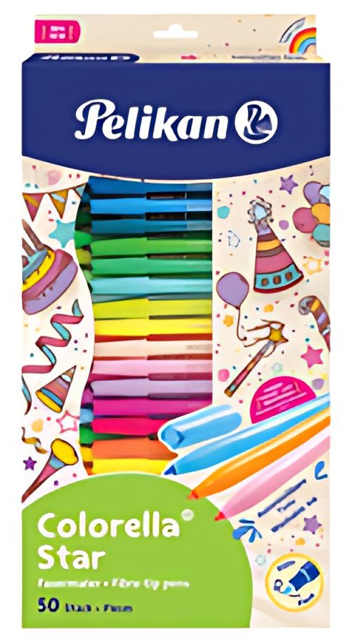 Pelikan Feutre colorella star, étui carton de 50