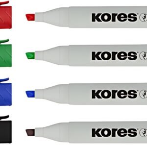 Kores Marqueur de conférence "ECO XW2", étui de 4