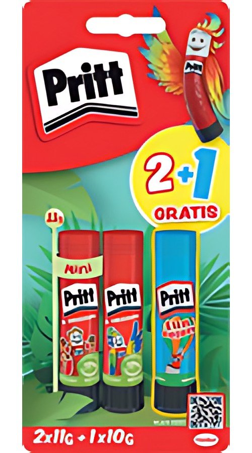 Pritt Bâton de colle BTS 2025, multipack, 2x 11 g + 1x 10 g