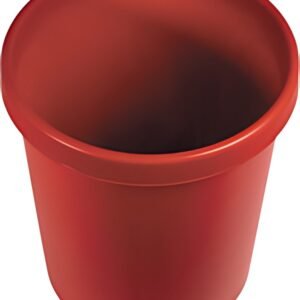 helit Corbeille à papier "the german", 18 litres, PE, rouge