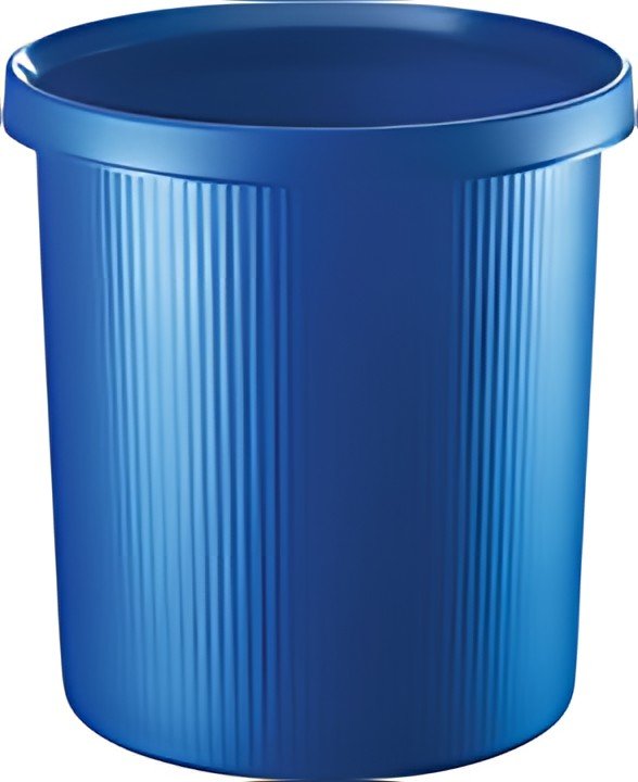 helit Corbeille à papier "the german line", 18 litres, bleu