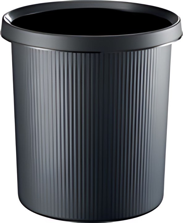 helit Corbeille à papier "the german line", 18 litres, noir