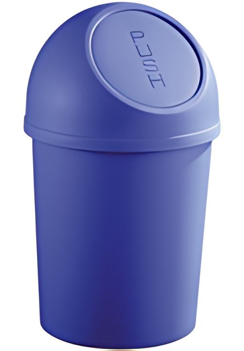 helit Poubelle "the flip", 6 litres, bleu