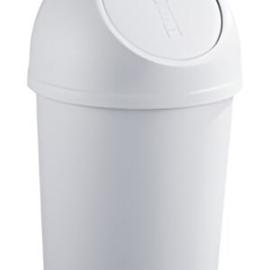 helit Poubelle "the flip", 6 litres, gris lumière