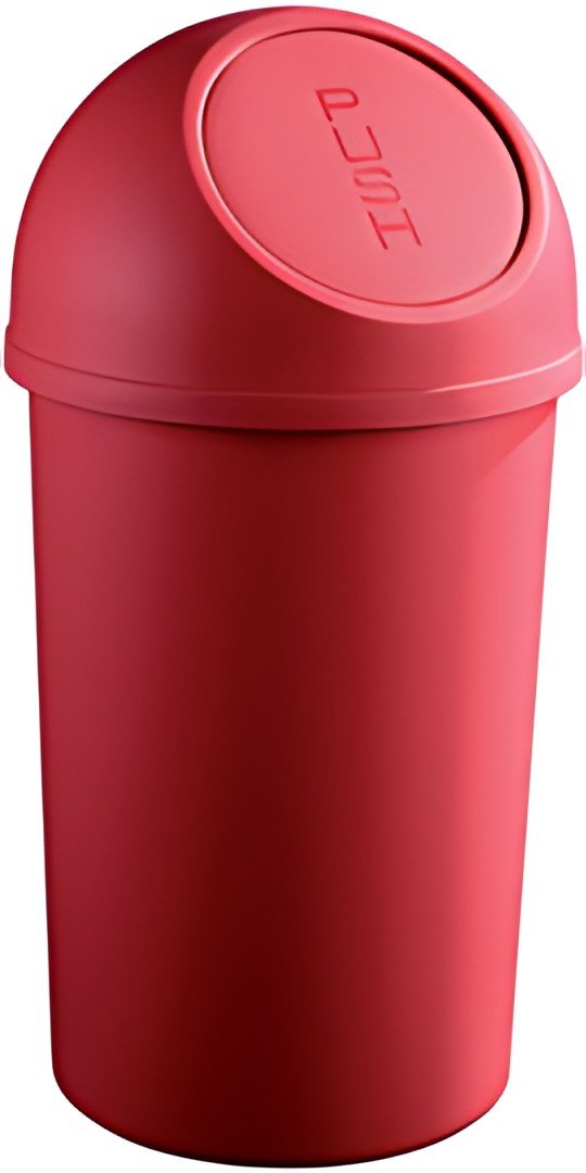 helit Poubelle "the flip", 45 litres, rouge