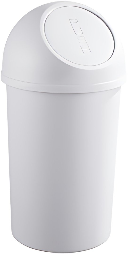 helit Poubelle "the flip", 45 litres, gris lumière