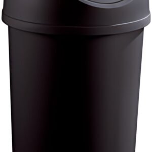 helit Poubelle "the flip", 45 litres, noir