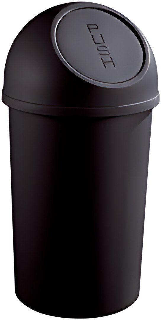 helit Poubelle "the flip", 45 litres, noir