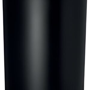 helit Poubelle en métal "the dome", 50 litres, noir