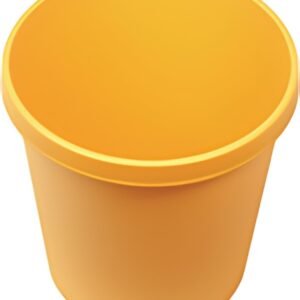 helit Corbeille à papier "the german", 30 litres, PE, jaune