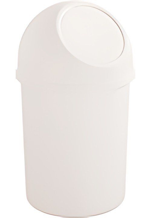 helit Poubelle "the flip", 6 litres, blanc